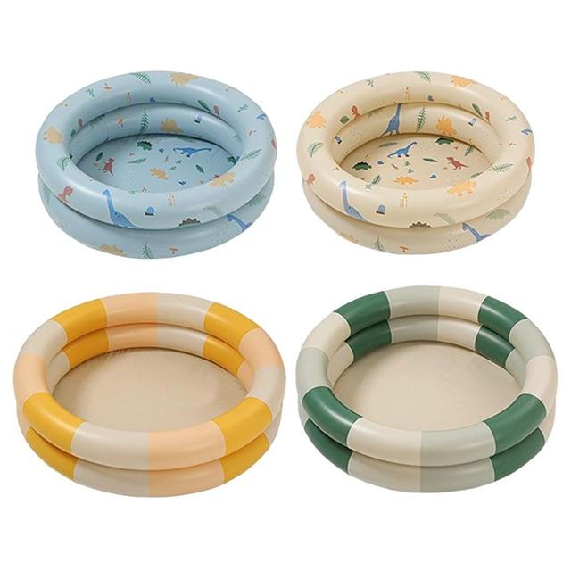 Buddiez - Kids Double Ring Swimming Tub 1pc - 90cm - Style May Vary