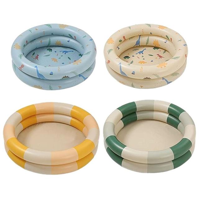 Buddiez - Kids Double Ring Swimming Tub 1pc - 120cm - Style May Vary