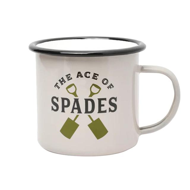 Gentlemen's Hardware - Enamel Mug - Ace Of Spaces - 500 ml