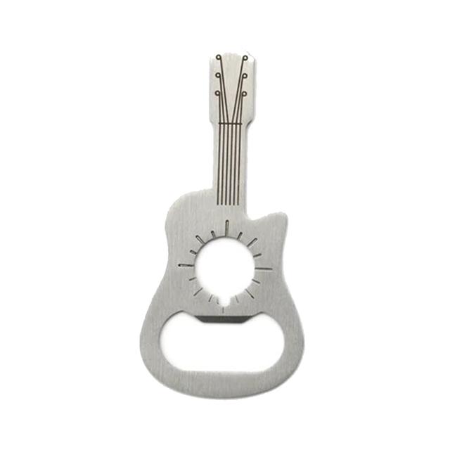 Gentlemen's Hardware - Mini Guitar Bottle Opener - Silver