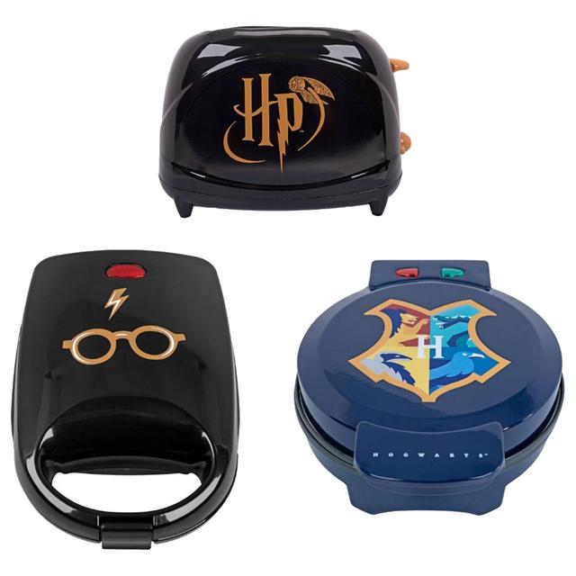 Uncanny Brands - Harry Potter Toaster w/ Waffle & Sandwich Maker