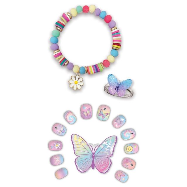 Hot Focus - Tie Dye Butterfly Dazzle Nails Kit