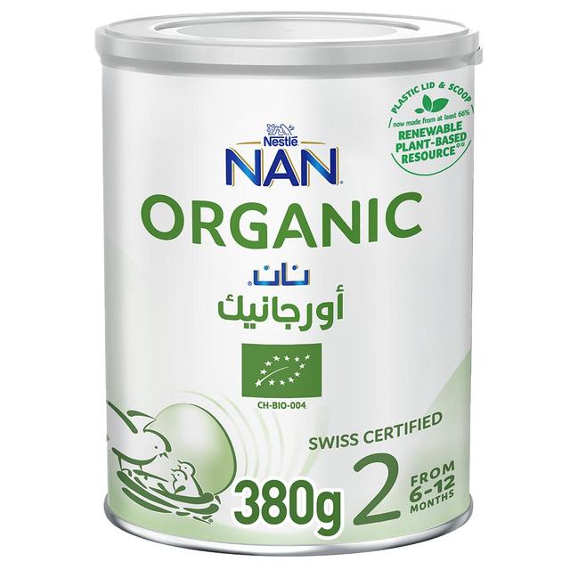 Nan - Organic Stage 2 Follow-Up Formula - 6-12M - 380 g