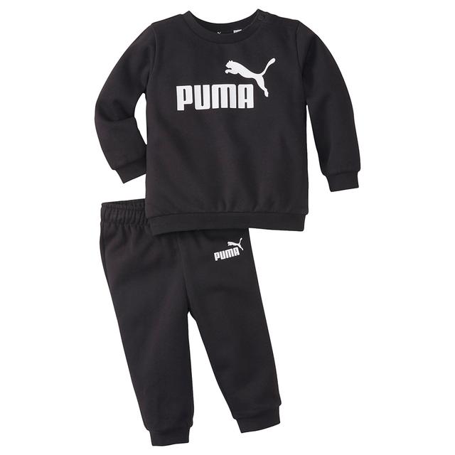 Puma - 2pc-Set - Minicats Ess Crew Cotton Tracksuit - Black