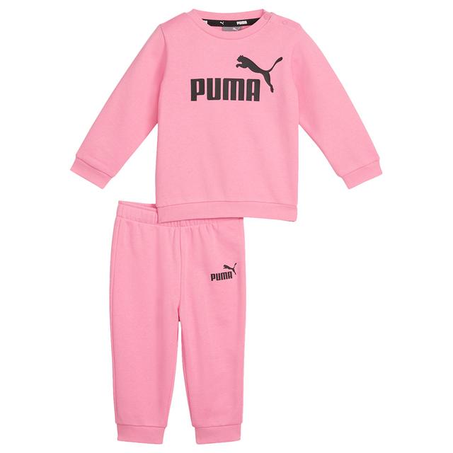 Puma - 2pc-Set - Minicats Ess Crew Cotton Tracksuit - Pink