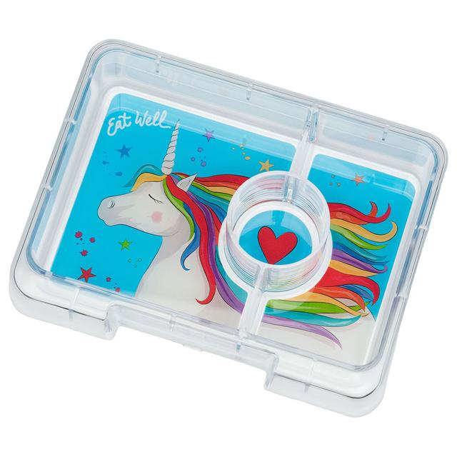 Yumbox - Magical Unicorn 3 Compartments Snack Tray