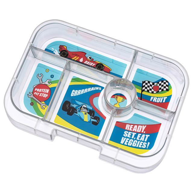 Yumbox - Race Cars Original 6 Compartments Tray