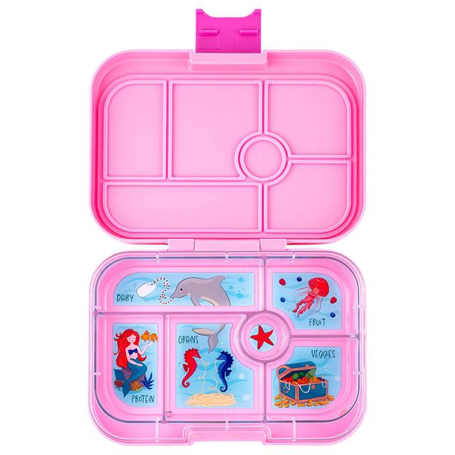 Yumbox - Original Mermaid 6 Compartments Lunch Box - Power Pink