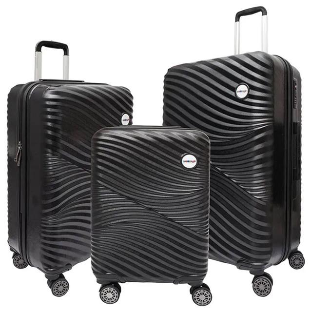 Biggdesign - Moods Up Luggage Set - 3pcs - Black