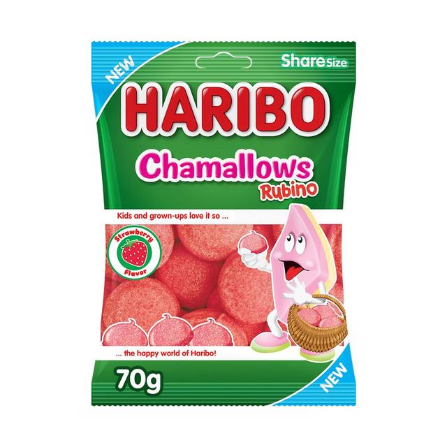 Haribo - Rubino Chamallows - Strawberry - 70 g