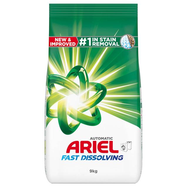 Ariel - Automatic Fast Dissolving Laundry Detergent Powder - 9 Kg