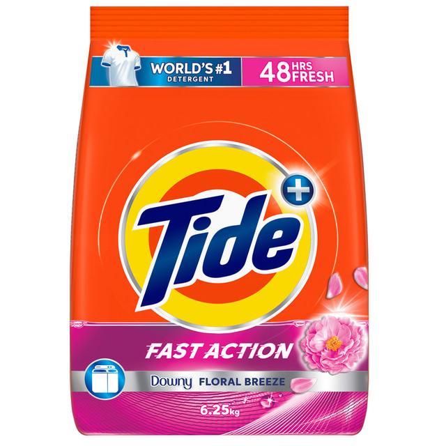 Tide - Fast Action Laundry Detergent Powder With Floral Breeze - 6.25 Kg