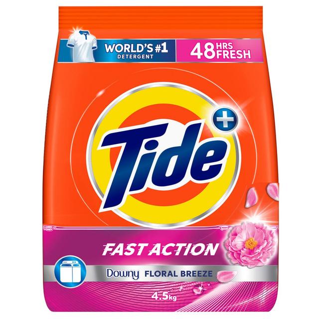 Tide - Fast Action Laundry Detergent Powder - Floral Breeze - 4.5 Kg