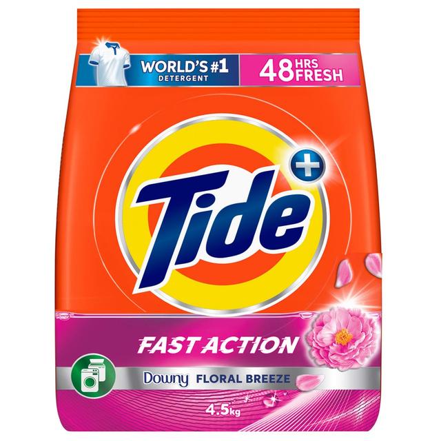 Tide - Fast Action Laundry Detergent Powder With Floral Breeze - 4.5 Kg