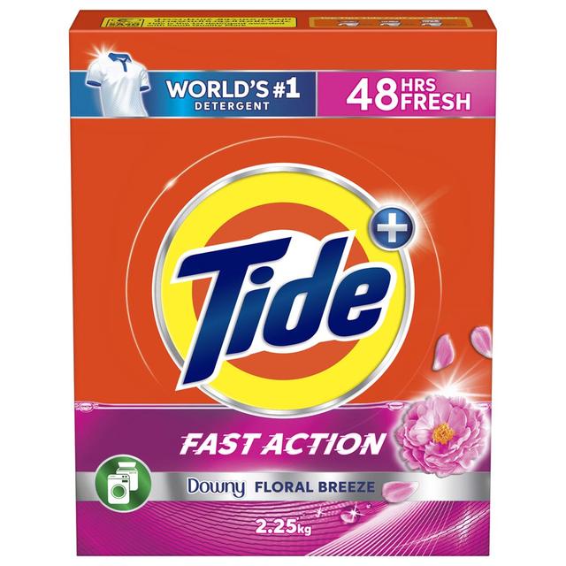 Tide - Fast Action Laundry Detergent Powder - Floral Breeze - 2.25 Kg