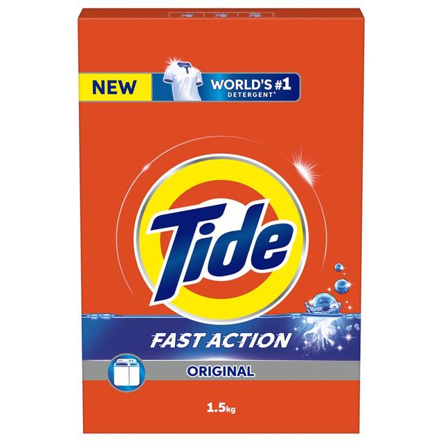 Tide - Fast Action Laundry Detergent Powder - 1.5 Kg