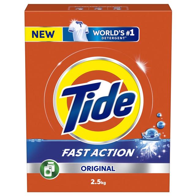 Tide - Fast Action Original Laundry Detergent Powder - 2.5 Kg