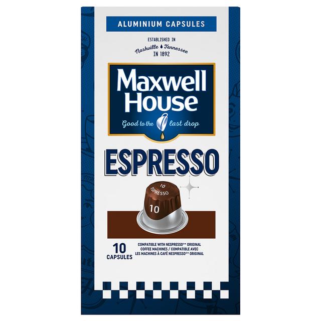 Maxwell House - Espresso Intensity 10 Coffee Capsules - 10pcs