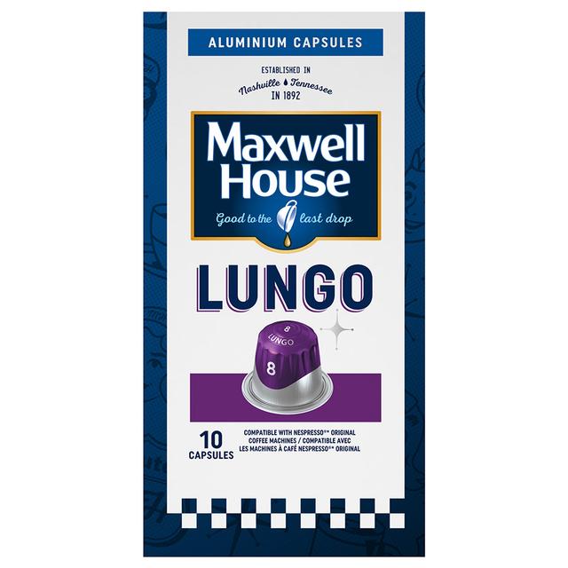 Maxwell House - Lungo Intensity 8 Coffee Capsules - 10pcs