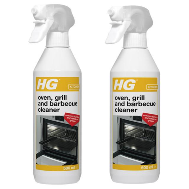 HG - Oven Grill & Barbecue Cleaner - 500ml - 2pcs