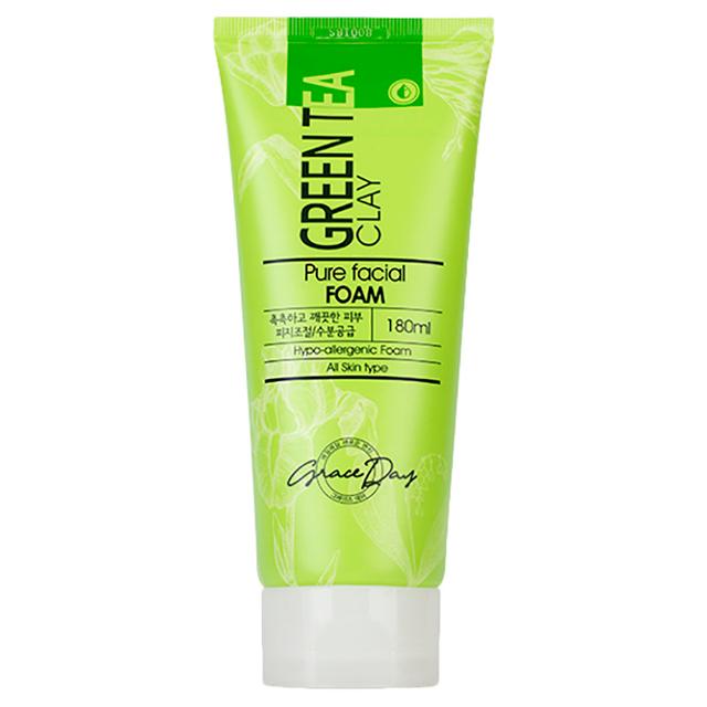 Grace Day - Green Tea Clay Fresh Facial Foam - 180ml