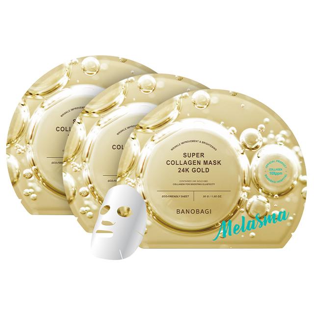 Banobagi - Super Collagen Mask - 24K Gold - 30ml - 3pcs