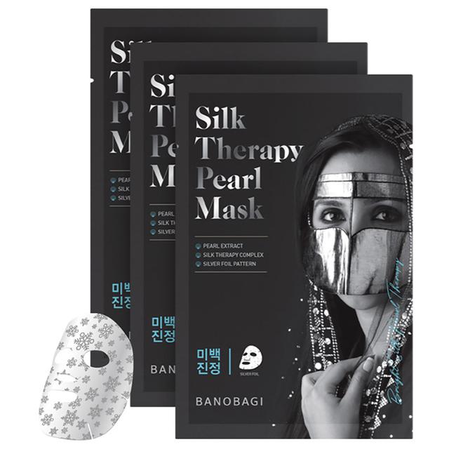 Banobagi - Silk Therapy Pearl Mask - 30ml - 3pcs