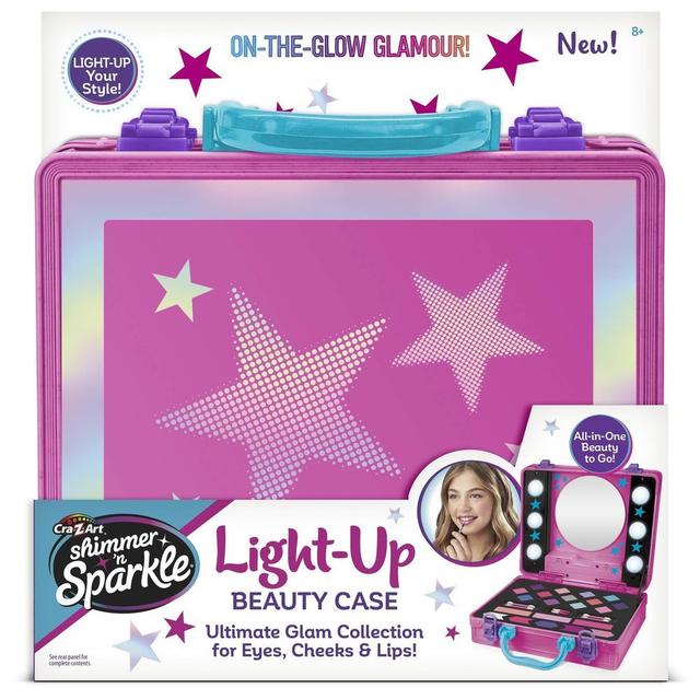 Shimmer 'N Sparkle - Light-Up Beauty Case - Pink