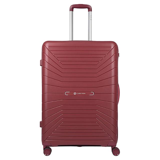 Carlton - Carnival Plus Hardside Check-In Luggage - Maroon - M - 66 cm