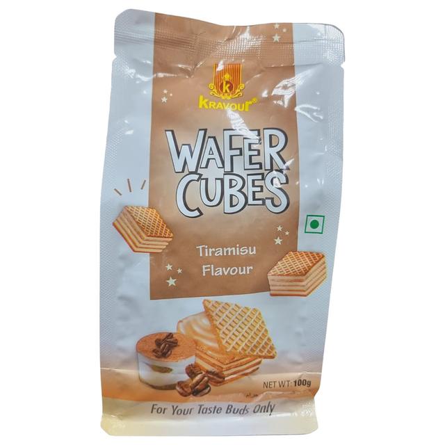 Kravour - Wafer Cubes - Tiramisu - 100g