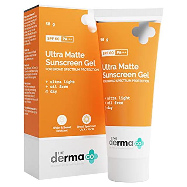 The Derma Co - Ultra Matte Sunscreen Gel w/ SPF 60