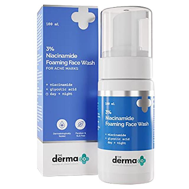 The Derma Co - 3% Niacinamide Foaming Face Wash For Acne Marks - 100 ml