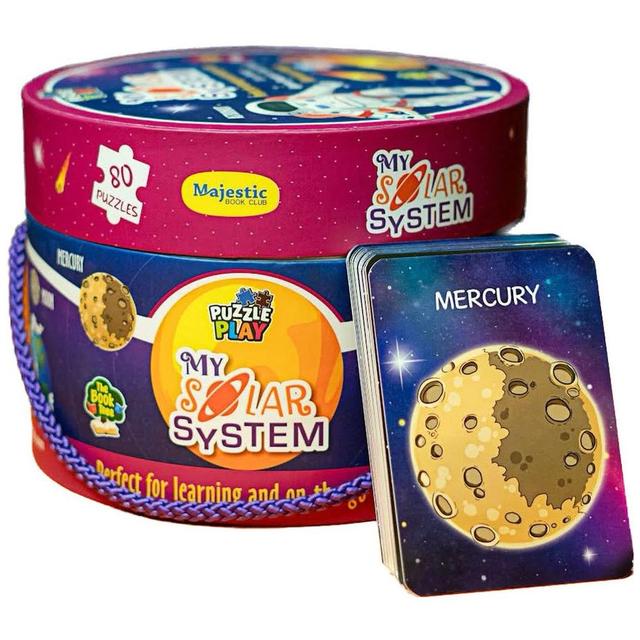 My Solar System Puzzle 80pcs With Puzzle Book