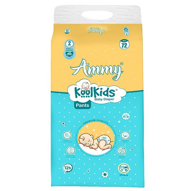 Ammy - Koolkids Baby Diaper Pants Small - 4-8 kg - 72pcs