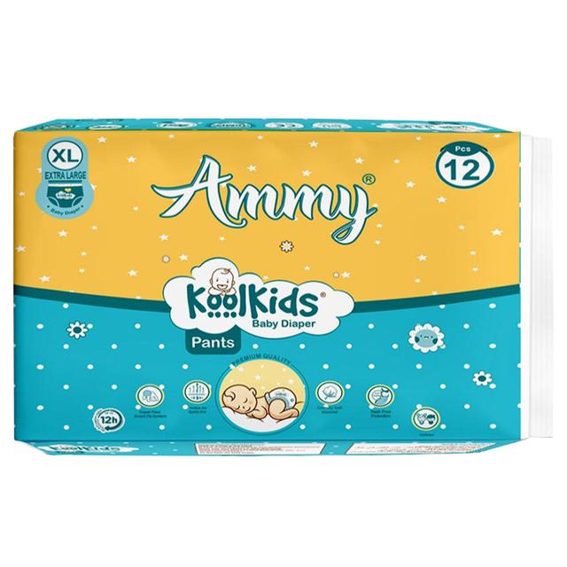 Ammy - Koolkids Baby Diaper Pants Extra Large - 12-17kg - 12pcs