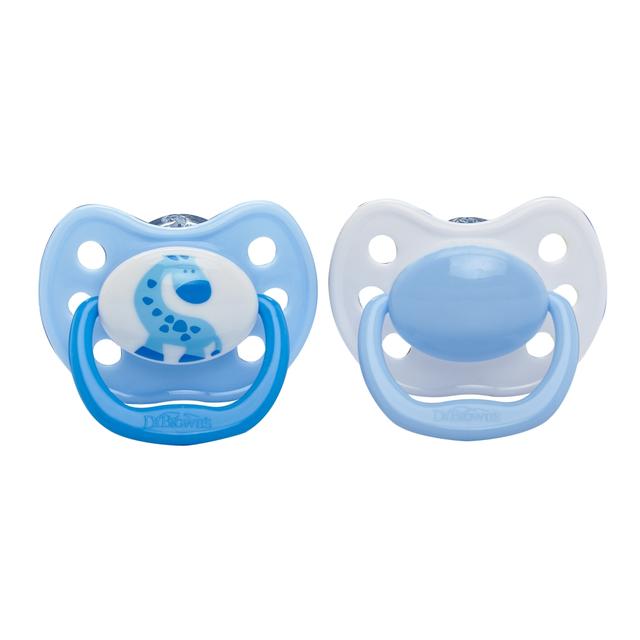 Dr. Brown's - Ortho Pacifiers - Stage 2 Blue Giraffe