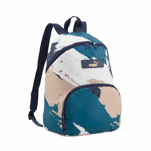 Puma - Core Pop Backpack - Navy/Sand Dune - 13.99 inch