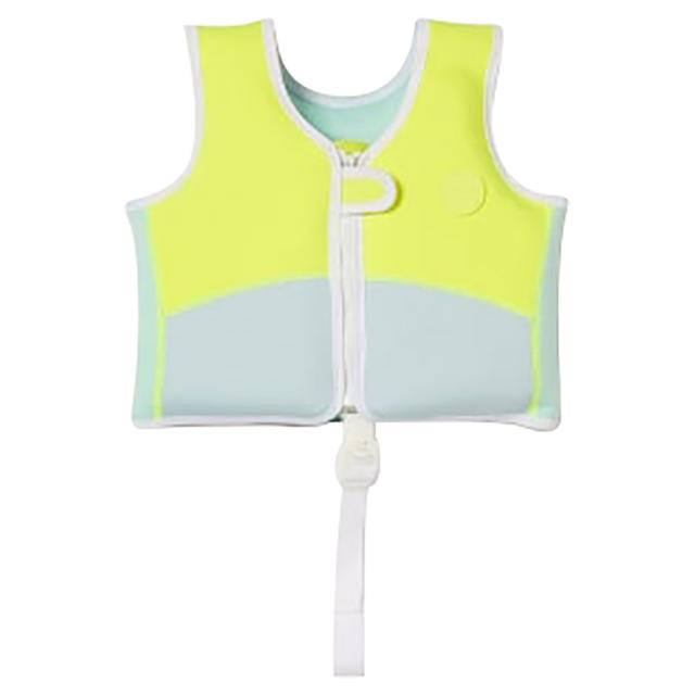 Sunnylife - Swim Vest - Salty The Shark - Yellow - 3-6Y