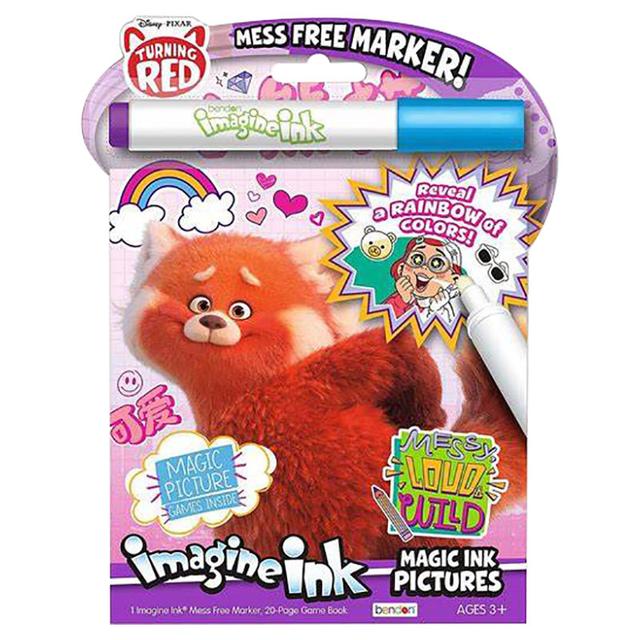 Imagine Ink Turning Red Activity Book With Mess-Free Marker