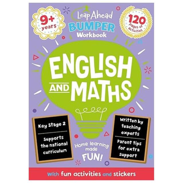 Leap Ahead Bumper Workbook - English And Maths - 9+