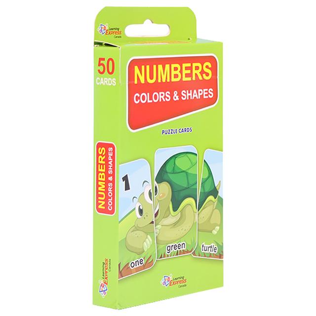 Learning Express: Kids Cards - Numbers Colours & Shapes