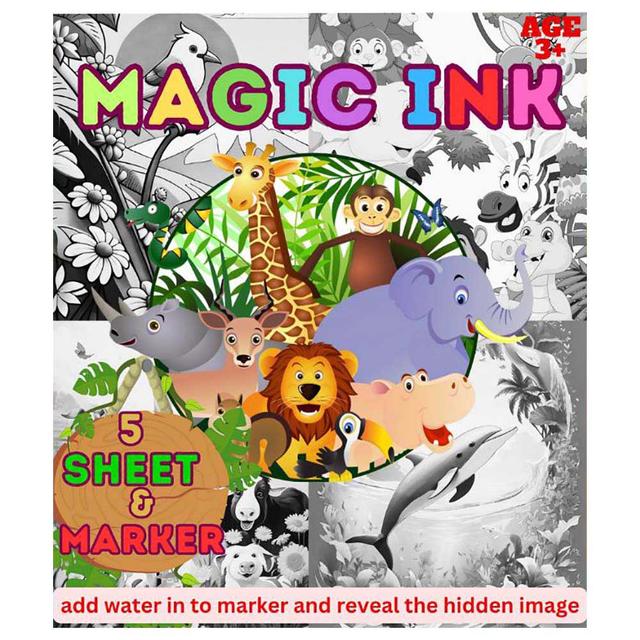 Just Kidding - Animal Magic Ink Book For Kids