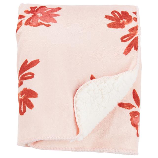 Carters - Floral Plush Blanket - Pink