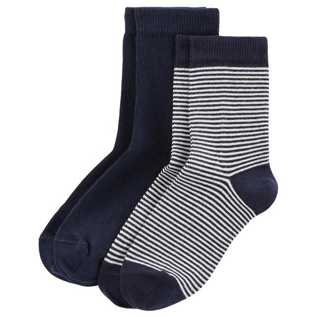 Petit Bateau - 2pc-Set - Boy's Pinstriped Socks