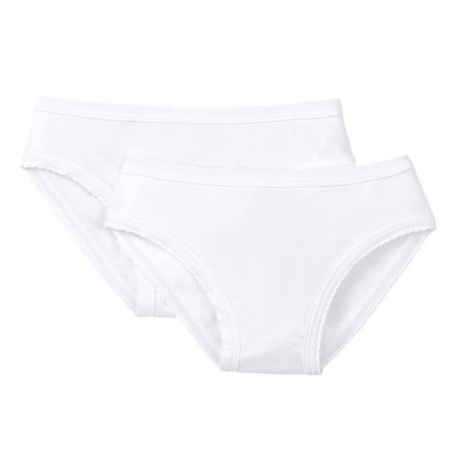 Petit Bateau - 2Pc-Set - Girls Knickers - White