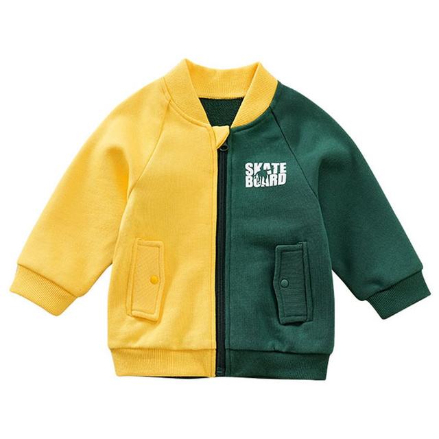 Sugar Rush - Colorblocked Full Sleeves Zipper Jacket - Green