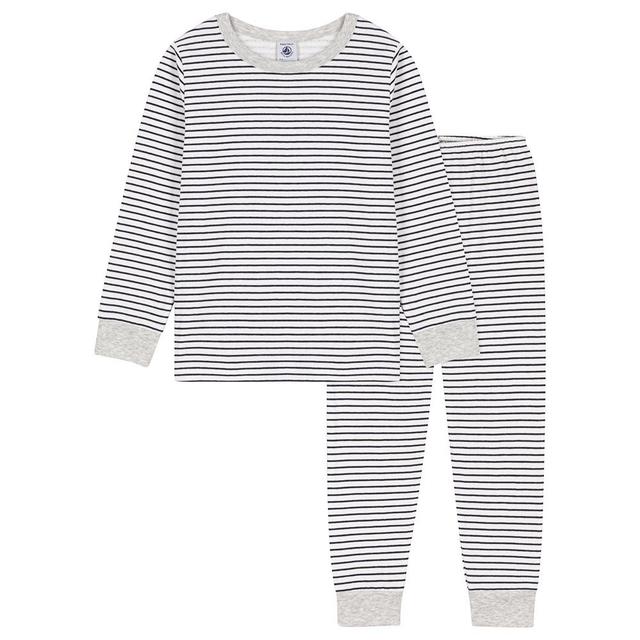 Petit Bateau - 2pc-Set - Boy's Striped Tube Knit Pyjama Suit