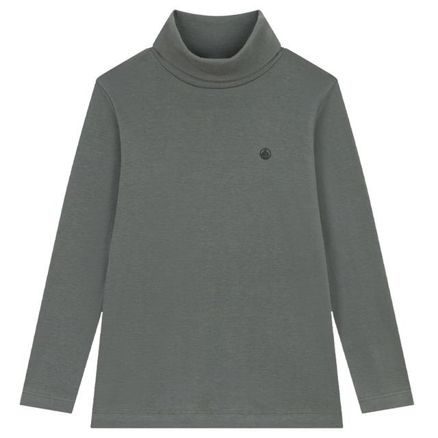 Petit Bateau - Boys Cotton Polo Neck Shirt - Green