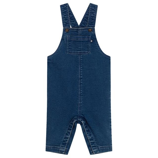 Petit Bateau - Baby's Long Denim Dungaree - Blue