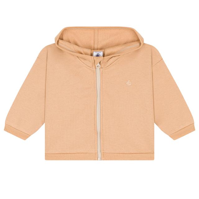 Petit Bateau - Baby's Fleece Hoodie - Beige